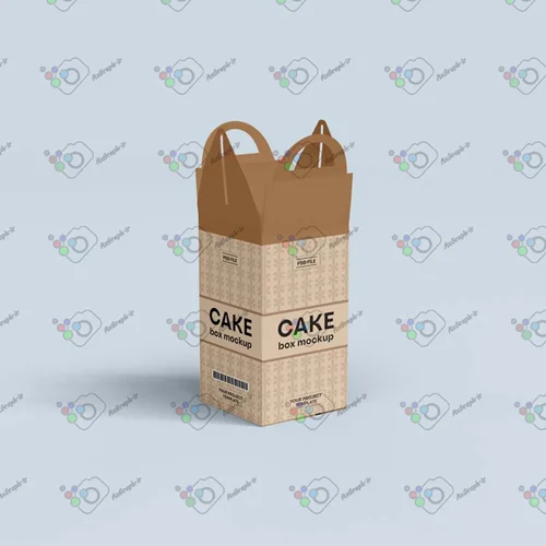 دانلود رایگان 3 موکاپ جعبه بسته بندی کیک-کد 40004
