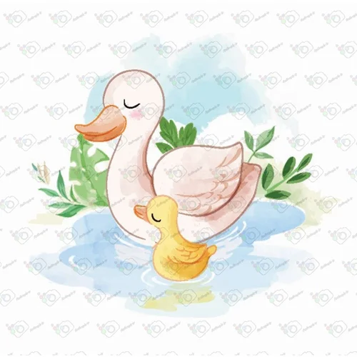 دانلود رایگان وکتور کودکانه اردک-کد 10477
