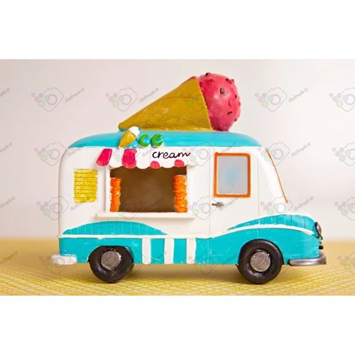 بک دراپ آتلیه کودک ماشین بستنی فروشی-کد 34531