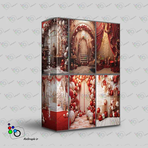 دانلود رایگان مجموعه 12 بک دراپ آتلیه کریسمس-کد 50042