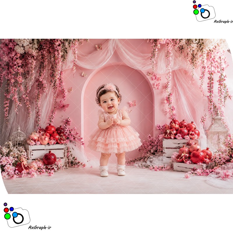 بک دراپ آتلیه تم یلدا-کد 55562(ویژه عکس گراف)