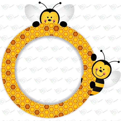دانلود وکتور کارتونی زنبور و کندو-کد 10035